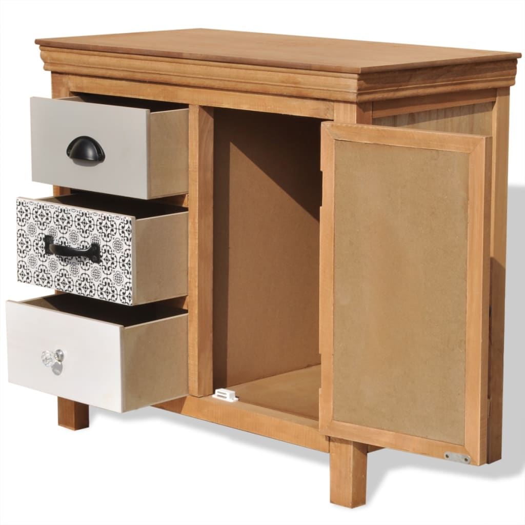 Sideboard 65x35x60 cm Solid Wood Eucalyptus