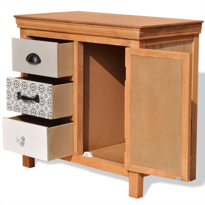 Sideboard 65x35x60 cm Solid Wood Eucalyptus