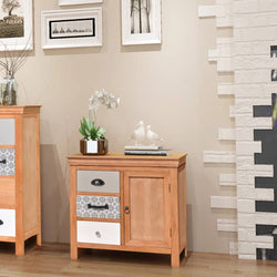 Sideboard 65x35x60 cm Solid Wood Eucalyptus