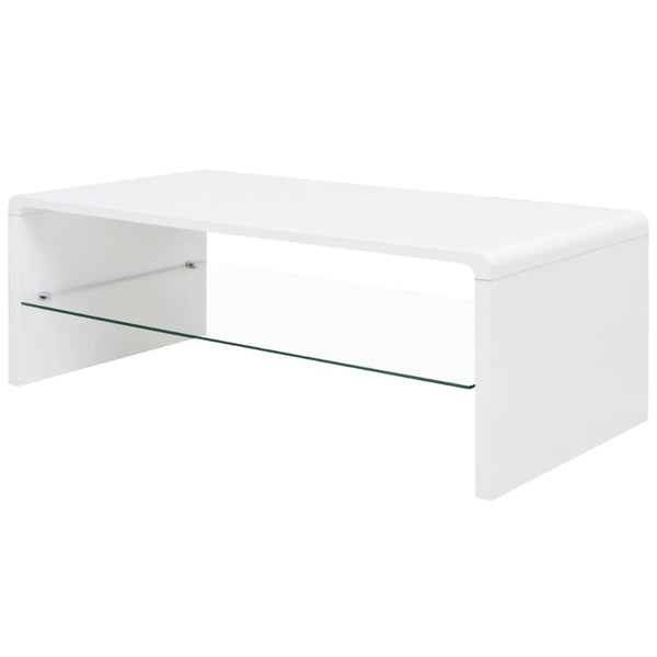  High Gloss Coffee Table White