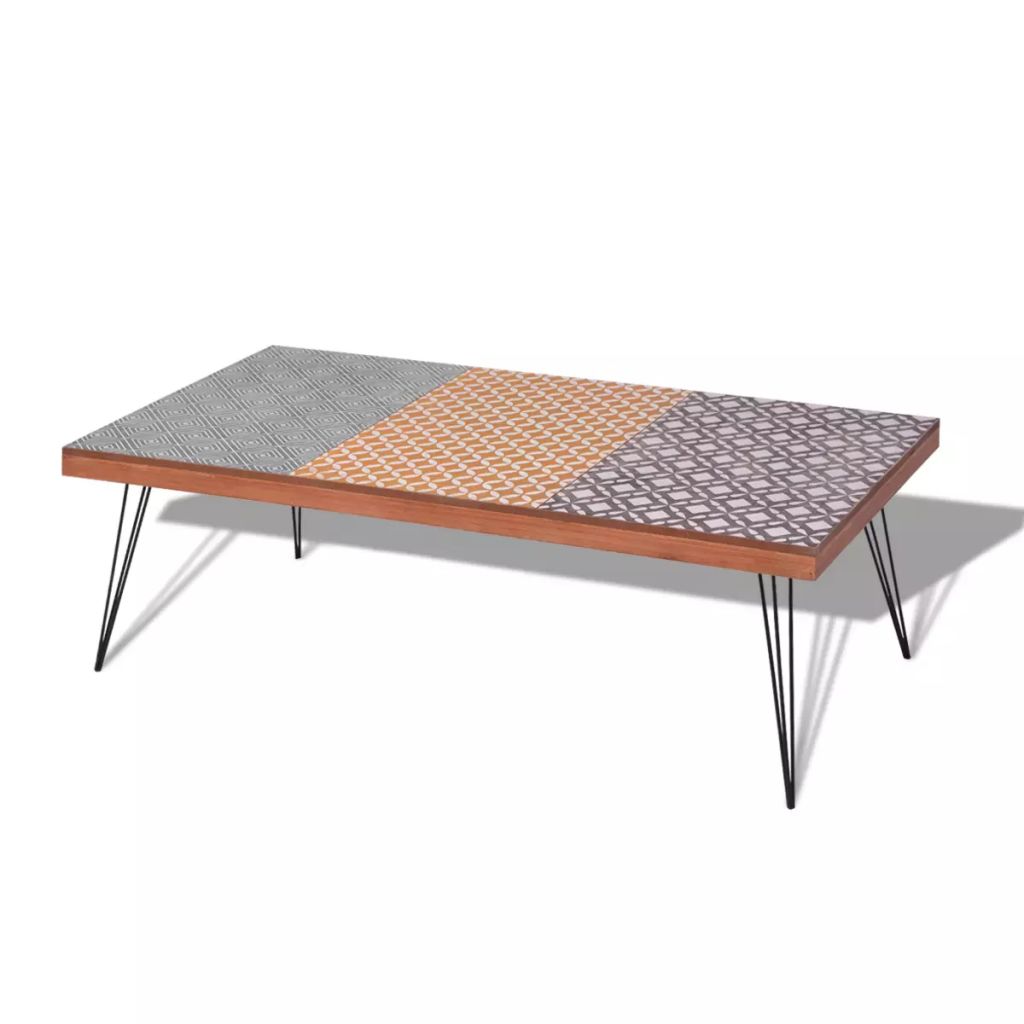 Coffee Table 120X60X38 Cm Brown