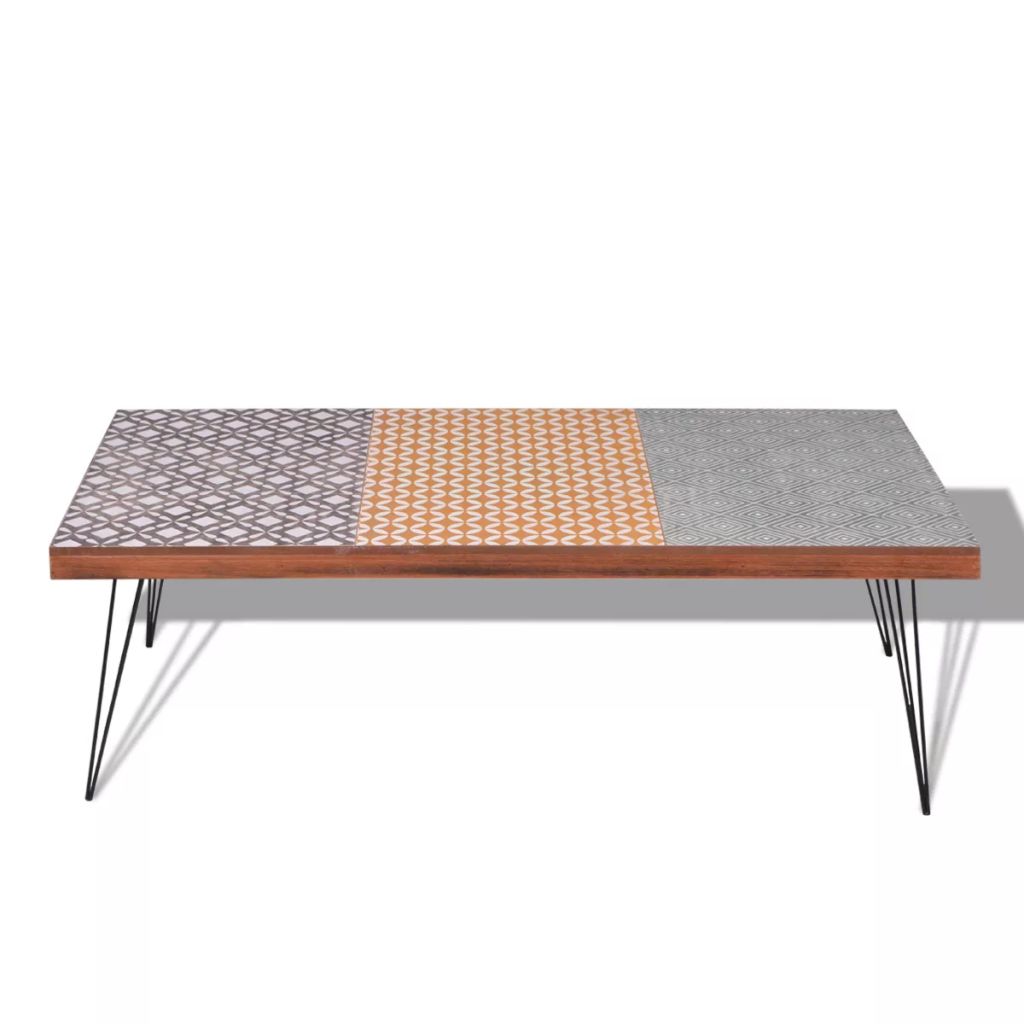 Coffee Table 120X60X38 Cm Brown