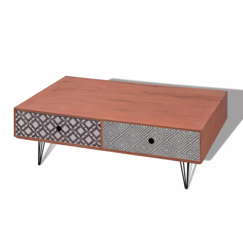 Coffee Table 100x60x35 cm Brown