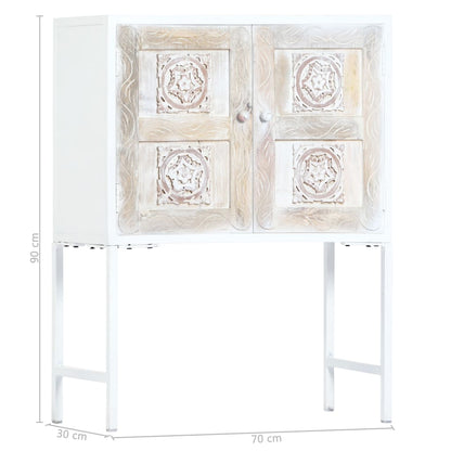Side Cabinet 70x30x90 cm Solid Mango Wood