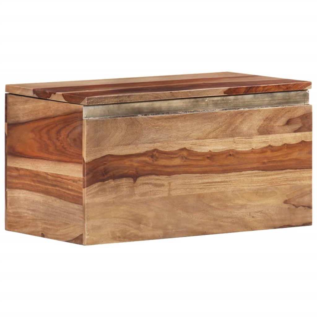 Storage Chest 57x30x30 cm Solid Sheesham Wood