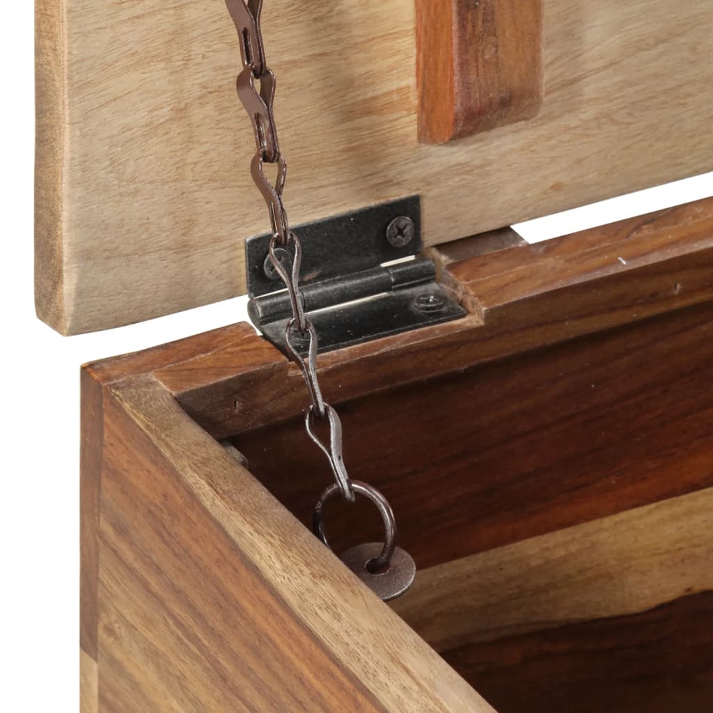 Storage Chest 57x30x30 cm Solid Sheesham Wood