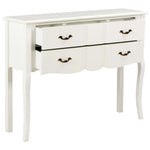 Sideboard White Solid Wood