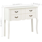 Sideboard White Solid Wood