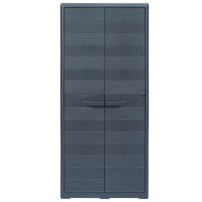 Garden Storage Cabinet XL 78x46x175 cm Plastic
