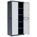 Garden Storage Cabinet XL 78x46x175 cm Plastic