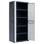 Garden Storage Cabinet XL 78x46x175 cm Plastic