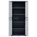 Garden Storage Cabinet XL 78x46x175 cm Plastic