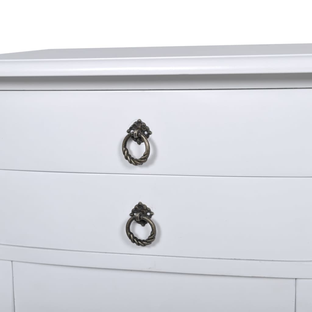 Nightstands with Drawers 2 pcs White