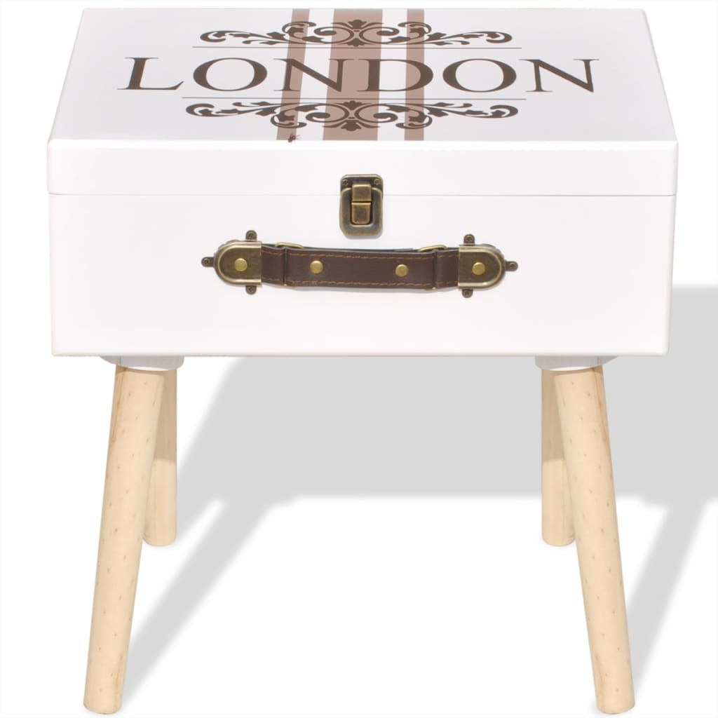 Bedside Cabinets 2 Pcs 40X30X41,5 Cm White