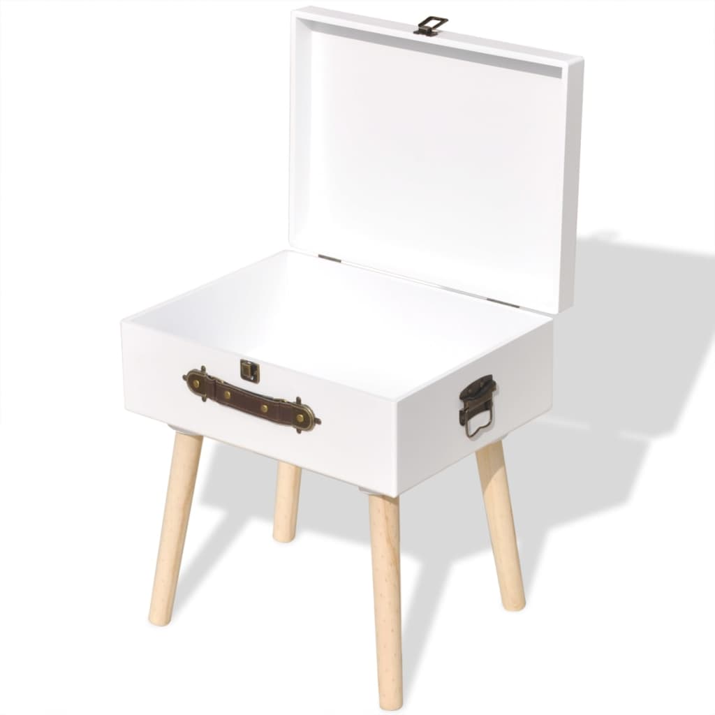Bedside Cabinets 2 Pcs 40X30X41,5 Cm White