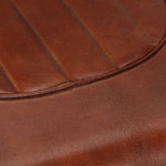 Aviator Armchair Brown Real Leather