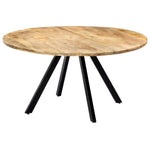Dining Table Round Solid Mango Wood