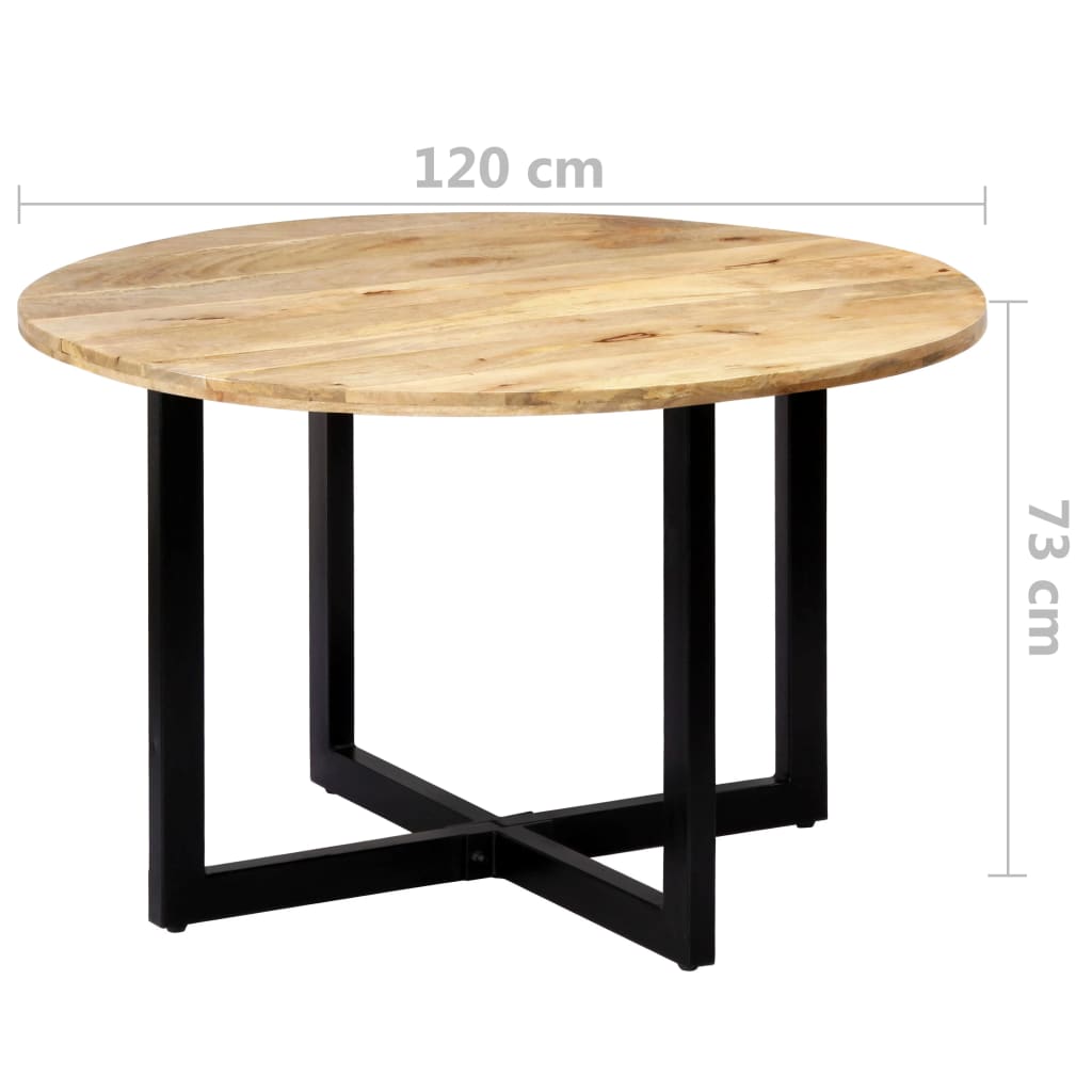 Dining Table 120x73 cm Solid Mango Wood