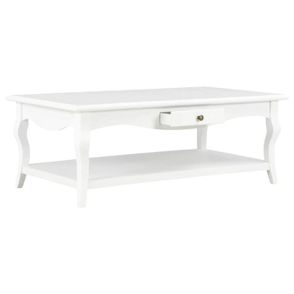 Coffee Table White 110x60x40 cm MDF