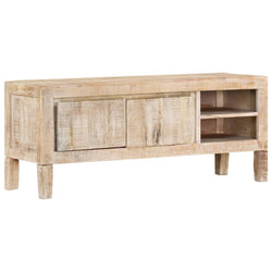 TV Cabinet 118x35x46 cm Solid Mango Wood