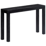 Console Table Black Solid Mango Wood
