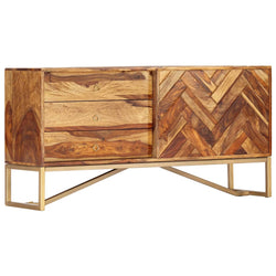 Sideboard 118x30x60 cm Solid Sheesham Wood