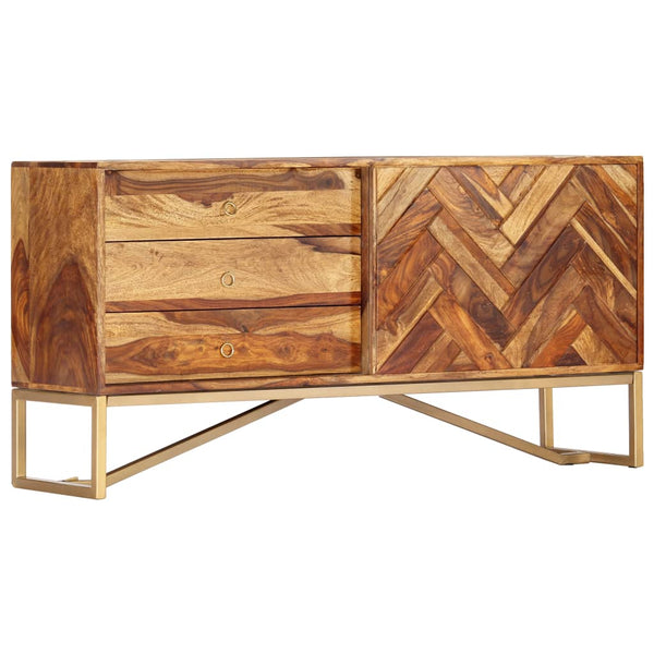  Sideboard Solid Sheesham Wood Brown