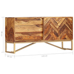Sideboard Solid Sheesham Wood Brown