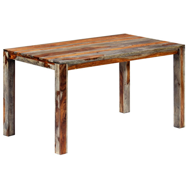  Dining Table Grey Solid Sheesham Wood