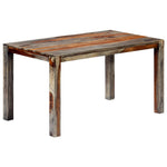 Dining Table Grey Solid Sheesham Wood