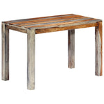 Dining Table Solid Sheesham Wood -Grey