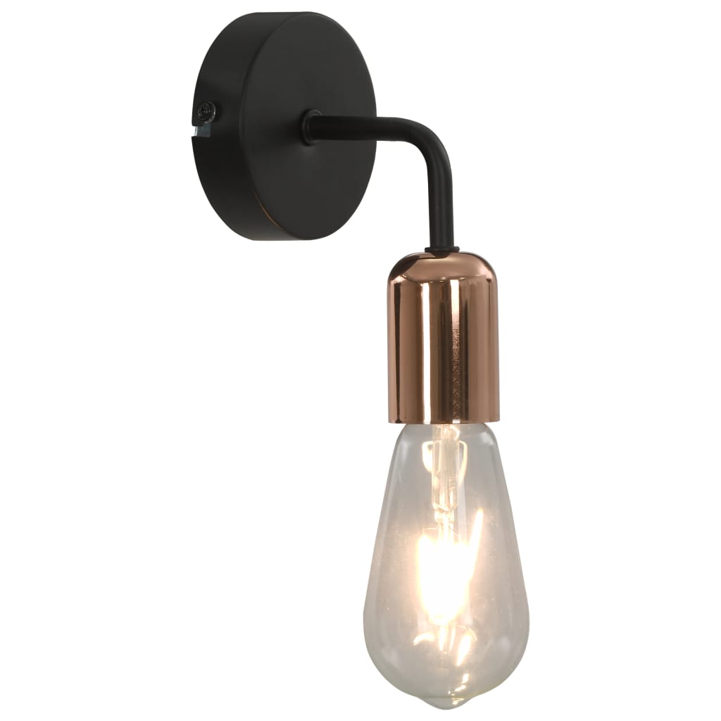 2 pcs Wall Lights with Filament Bulbs