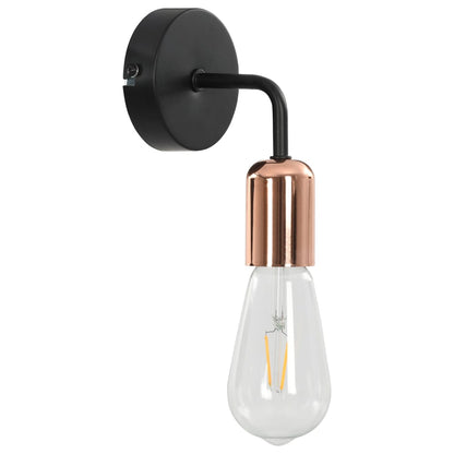 2 pcs Wall Lights with Filament Bulbs