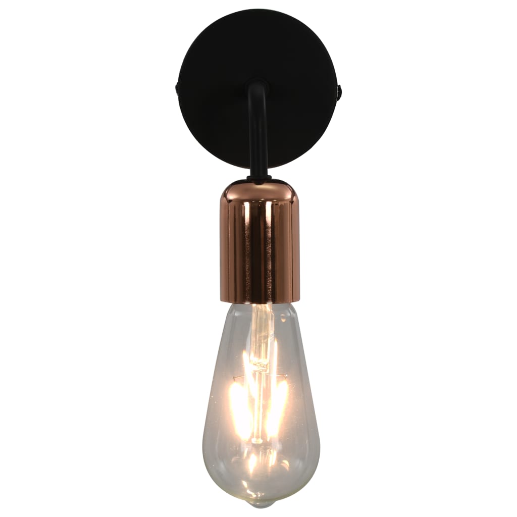 2 pcs Wall Lights with Filament Bulbs
