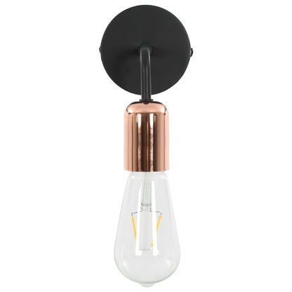 2 pcs Wall Lights with Filament Bulbs
