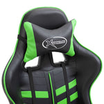 Gaming Chair with Footrest Green
