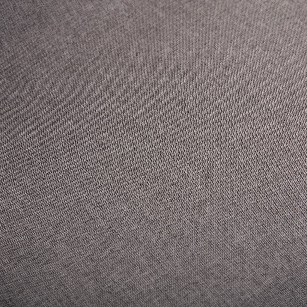 Dining Chairs 4 pcs Taupe Fabric