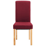 Dining Chairs 4 pcs Red Fabric