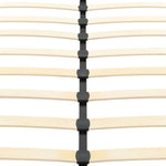 Bed Frame White Leather Double