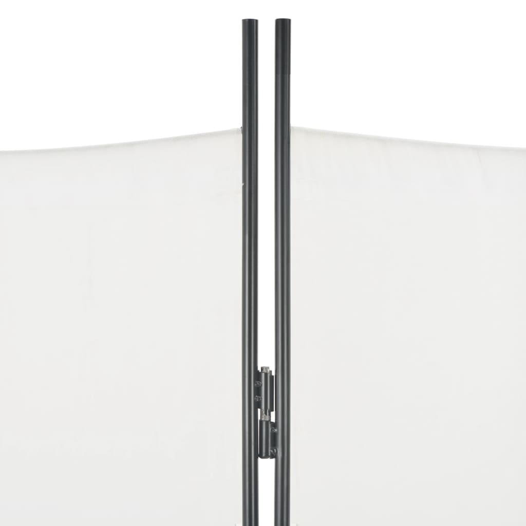 3-Panel Room Divider White 120x180 cm