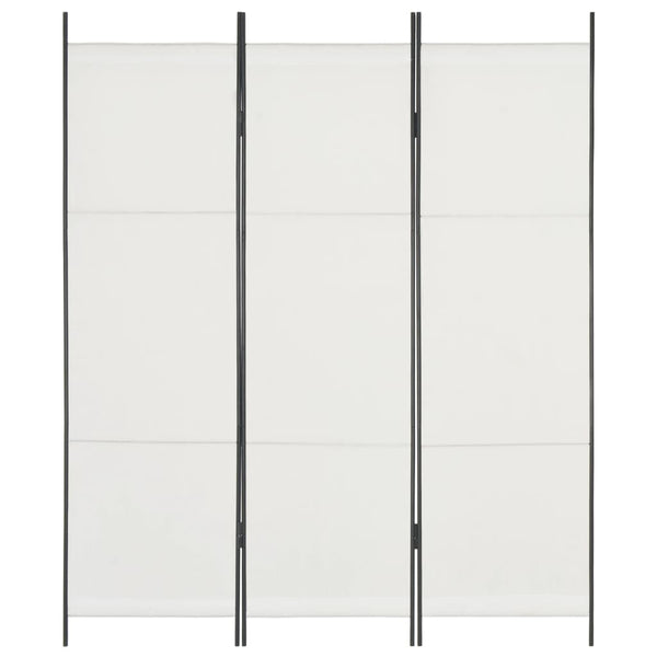  3-Panel Room Divider White