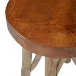 Stool Brown Teak Wood