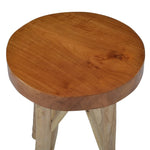 Stool Brown Teak Wood