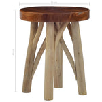 Stool Brown Teak Wood