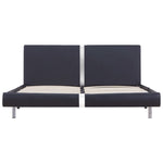 Bed Frame Black faux Leather Double