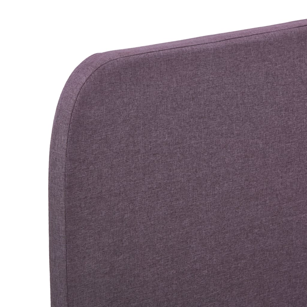 Bed Frame Taupe Fabric Double