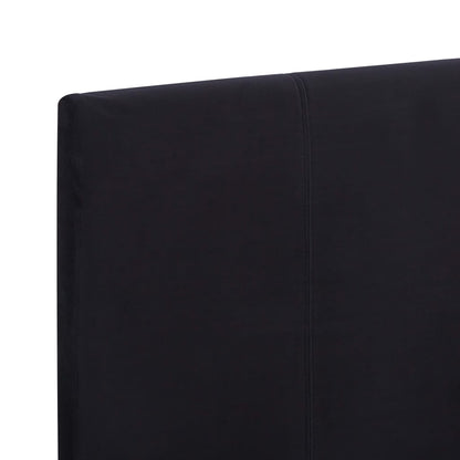 Bed Frame Black Fabric Queen