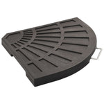 Umbrella Weight Plates 4 pcs Black Fan-shaped 56 kg