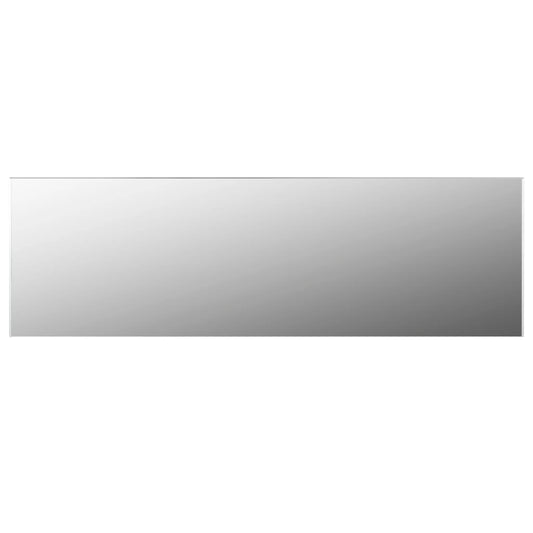 Frameless Mirror 140x40 cm Glass
