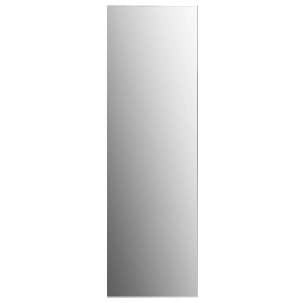 Frameless Mirror 140x40 cm Glass